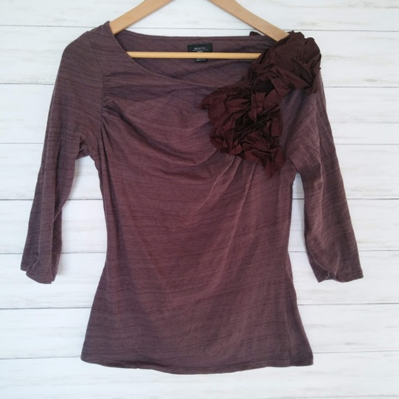 Anthropologie Tops - **Deletta | Volante Bow Top
